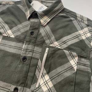 Ascend Finn Green Plaid Flannel Long-Sleeve Shirt M NWT